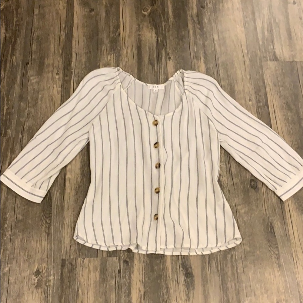White Buttondown Blouse